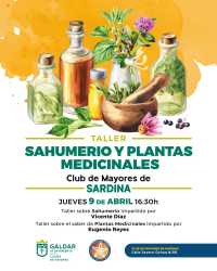 El Club de Mayores de Sardina acogerá un taller sobre sahumerio y plantas medicinales