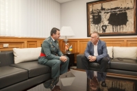 Ángel Víctor Torres recibe al nuevo general de brigada jefe de la Guardia Civil de Canarias
