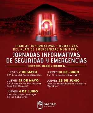 Gáldar impulsa un ciclo de jornadas sobre seguridad y emergencias para acercar el Plan Municipal a la ciudadanía