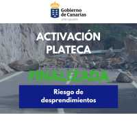 El Gobierno de Canarias desactiva el PLATECA por riesgo de desprendimientos en las islas