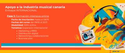 Proexca lanza una formación en internacionalización para la industria musical canaria