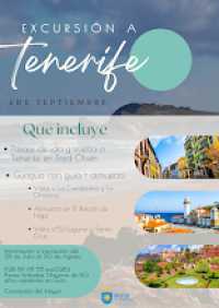 La Concejalía del Mayor organiza una salida a Tenerife para personas mayores de 60 años residentes en Guía