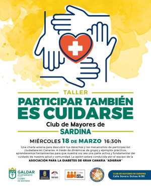 Gáldar organiza el taller ‘Participar también es cuidarse’ para fomentar la participación ciudadana y el envejecimiento activo