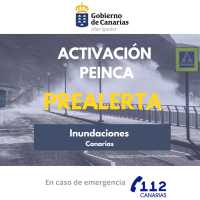 El Gobierno de Canarias declara la prealerta por riesgo de inundaciones en el archipiélago