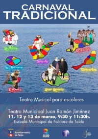 El Teatro Juan Ramón Jiménez recrea el carnaval tradicional de Canarias