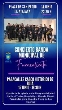 La Plaza de La Atalaya acoge mañana viernes un concierto de la Banda Municipal de Música de Fuencaliente