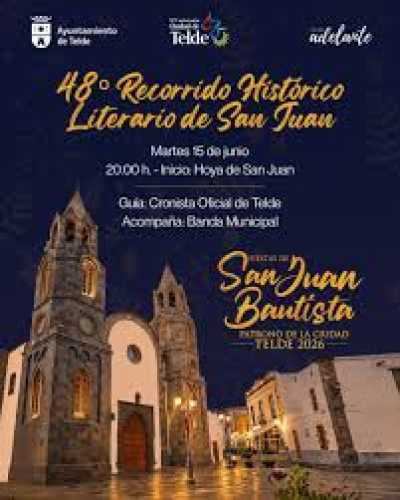El 48º Recorrido Histórico-Literario de San Juan homenajea a José Estupiñán Milán y a la Real Sociedad Económica del País de Gran Canaria