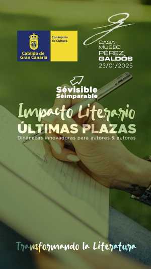 La Casa-Museo Pérez Galdós acoge la iniciativa ‘Impacto Literario’ que ofrece a los autores herramientas creativas, estrategias de autopublicación y técnicas innovadoras para destacar en un mercado