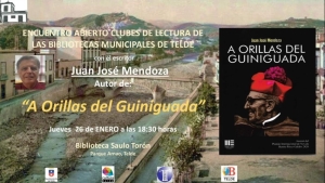 El escritor Juan José Mendoza se reúne este jueves con los clubes de lectura de Telde