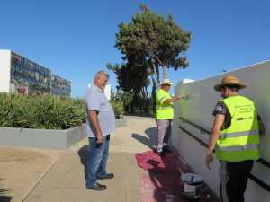 El Ayuntamiento de Guía lleva a cabo obras de mejora en el cementerio de La Atalaya y renueva el mobiliario del velatorio municipal