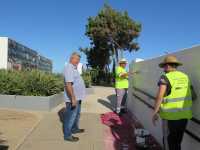 El Ayuntamiento de Guía lleva a cabo obras de mejora en el cementerio de La Atalaya y renueva el mobiliario del velatorio municipal