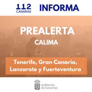 El Gobierno de Canarias declara la prealerta por calima en las islas orientales y Tenerife