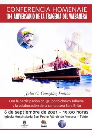 Telde se suma al homenaje de Julio González Padrón por el 104 aniversario del hundimiento del buque Valbanera