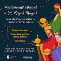 El Teatro Municipal acoge una recepción especial a los Reyes Magos para los niños con sensibilidad al ruido