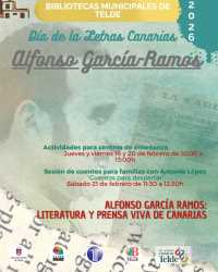 Telde conmemora el Día de las Letras Canarias con un programa de actividades dedicado a Alfonso García
