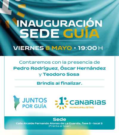 Inauguración Sede Juntos por Guía - Primero Canarias