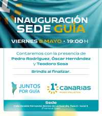 Inauguración Sede Juntos por Guía - Primero Canarias