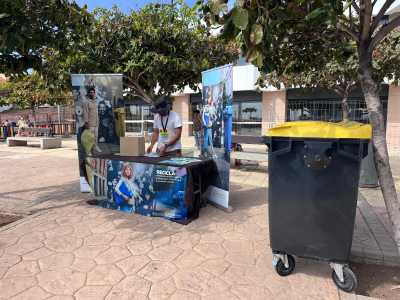 La Garita acoge un stand sobre el reciclaje durante el fin de semana