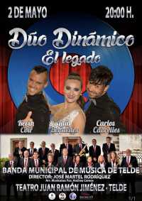 La Banda Municipal de Música de Telde conmemora el Día de la Madre con el concierto ‘Dúo Dinámico: El Legado’
