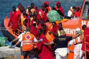Atención Humanitaria a personas llegadas a Canarias