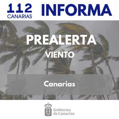 La Dirección General de Emergencias amplía la prealerta por viento a toda Canarias