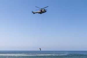Organismos de seguridad y emergencias  se exhiben en Arguineguín