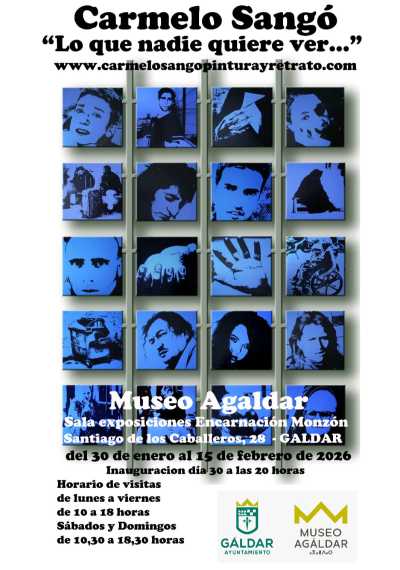 Carmelo Sangó expone en el Museo Agáldar “Lo que nadie quiere ver…”, una mirada cruda sobre la indigencia