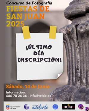 Último día para inscribirse en el concurso fotográfico de las Fiestas de San Juan 2025