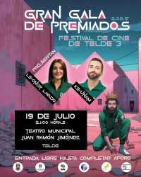 Todo listo para la Gran Gala del 3º Festival de Cine de Telde