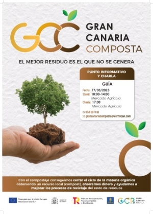 La campaña de compostaje doméstico del Cabildo llega a Guía