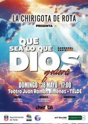 La Chirigota de Rota aterriza en Telde con su actuación ‘Que sea lo que Dios quiera’