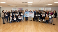 Spar Gran Canaria entrega más de 10. 000 € a la Asociación Síndrome de Down por la venta de sus calendarios solidrios