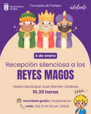Telde celebrará una recepción inclusiva de los Reyes Magos para niños y niñas con sensibilidad al ruido
