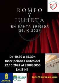 El proyecto ‘Envejecimiento Activo’ organiza una salida cultural el sábado 26 de octubre a ver una obra de teatro en Santa Brígida